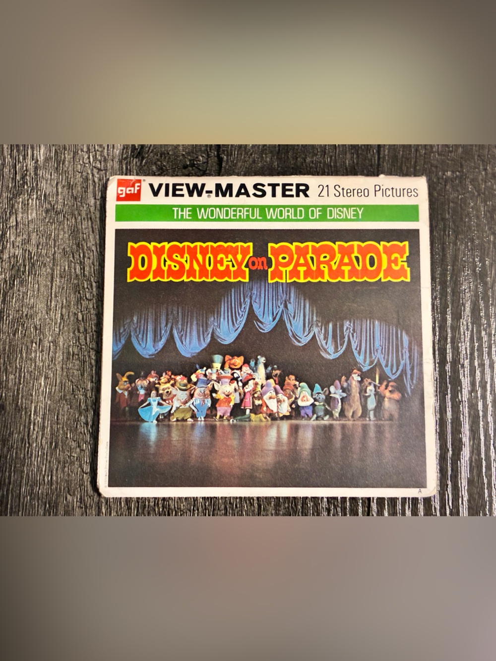 Vintage The Wonderful World of Disney Viewmaster Reels
